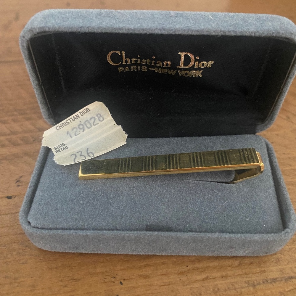 Christian Dior intake Tie Clip - Picture 1 of 5